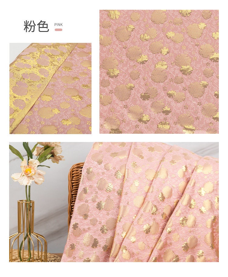 Metallic Paisley Brocade Fabric: 59" Wide Chinese Jacquard