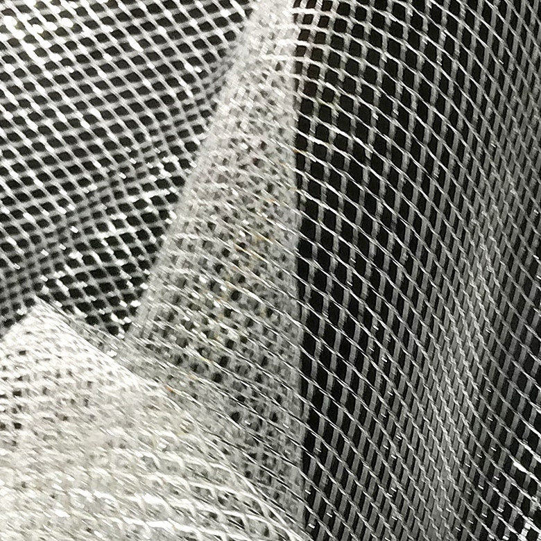 Gold & Silver Stiff Mesh Fabric, Creative Modeling, Designer Dress, 59"W, By the Meter