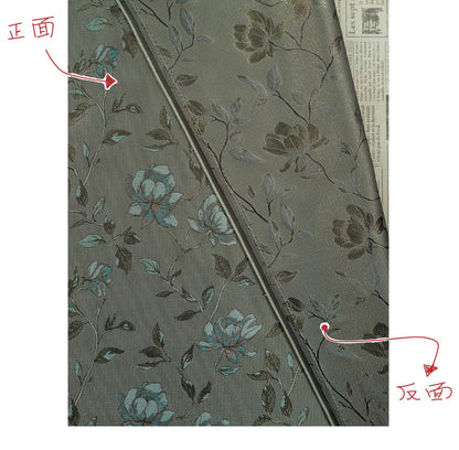 Magnolia Jacquard Quilting Fabric with Gold Thread ��� Upholstery, Furniture, Bags, DIY Sewing, Craft, Luxury Fabr"Wide