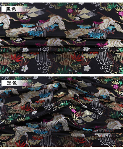 Jacquard Silk Brocade Fabric: Chinese Mongolian Gown, Tibetan Robe Decoration