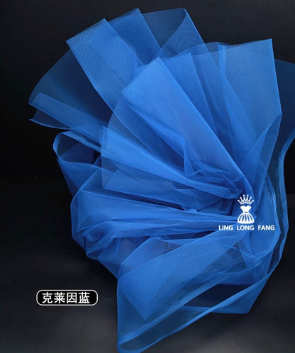 Tissu organza rigide : 157 cm de large (matériel pour robes de créateurs et loisirs créatifs)