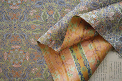 Dunhuang Baoxiang Brocade Fabric: Floral Upholstery, Costume, Drapery