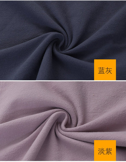Softened Linen Cotton Blend Fabric: 55"W Stonewashed Quilting Material
