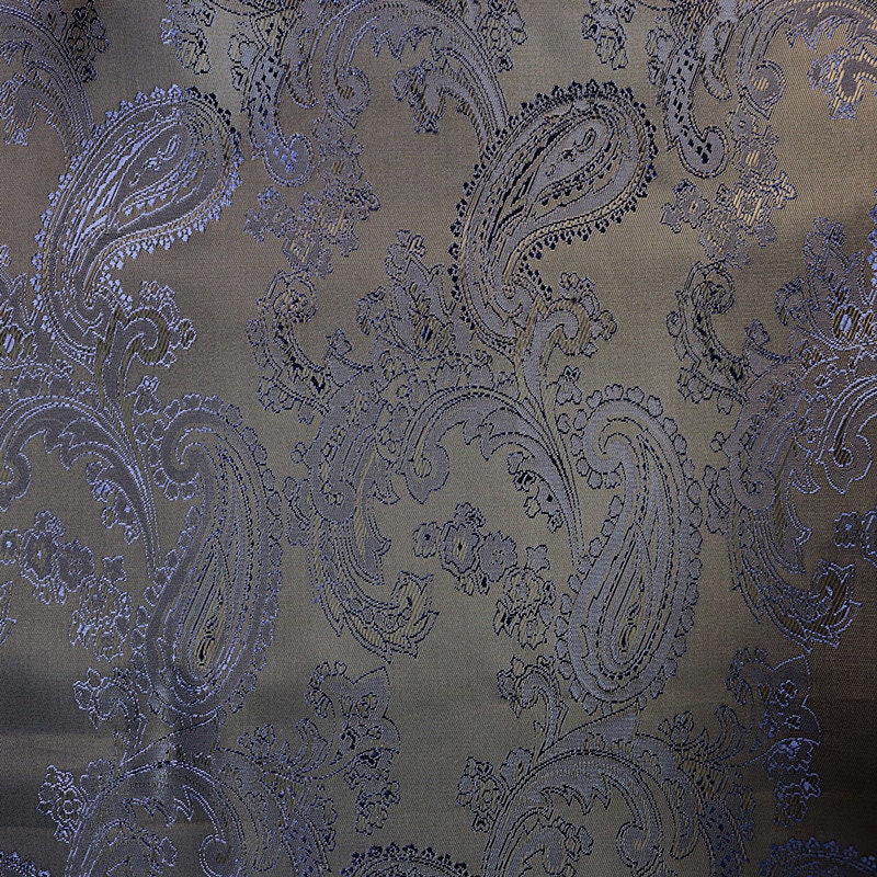 Nishijin Woven Brocade Fabric: Gold Thread Jacquard Silk, 57" Wide