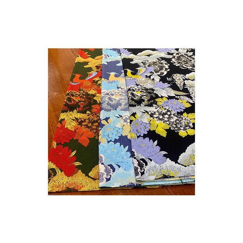 Phoenix Jacquard Fabric: 3D Embossed Upholstery, Costume, Decor - 57"W