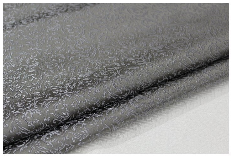 Metallic Paisley Brocade Fabric: Chinese Jacquard, 29" Wide