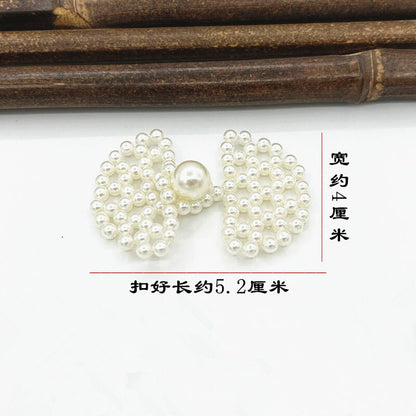 Boutons grenouille en imitation perle : Fermetures nœud chinois Cheongsam