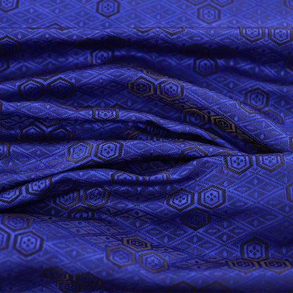 Tissu brocart de soie : style mongol-tibétain, 75 cm de large, en rayonne pour cheongsam.