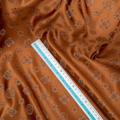 Pipa Flower Brocade Fabric: 59" Jacquard Silk Rayon Blend