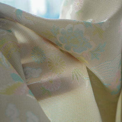 Japanese Brocade Fabric: Silky Upholstery, Costume, Decor - 55"W