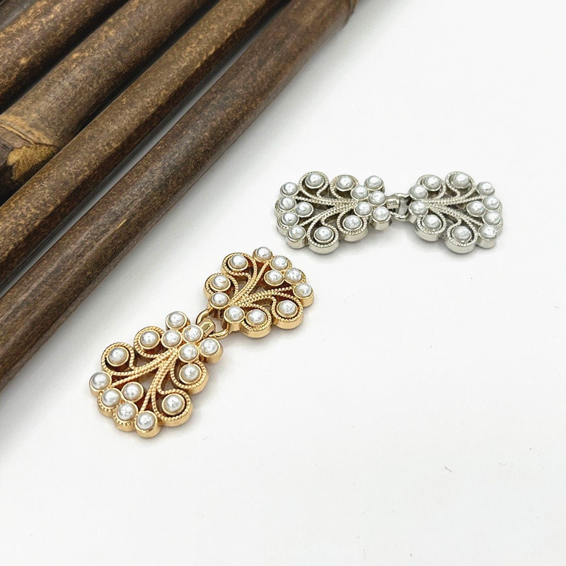 Metal Frog Buttons: Cheongsam Hanfu Closure, Sewing Fasteners