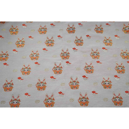 Lord Rabbit Jacquard Fabric: 59"W Chinese Chenille Tapestry