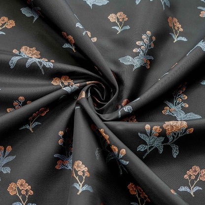 Floral Rayon Blend Fabric: Bohemian Upholstery, Costume, Handbag - 65"W