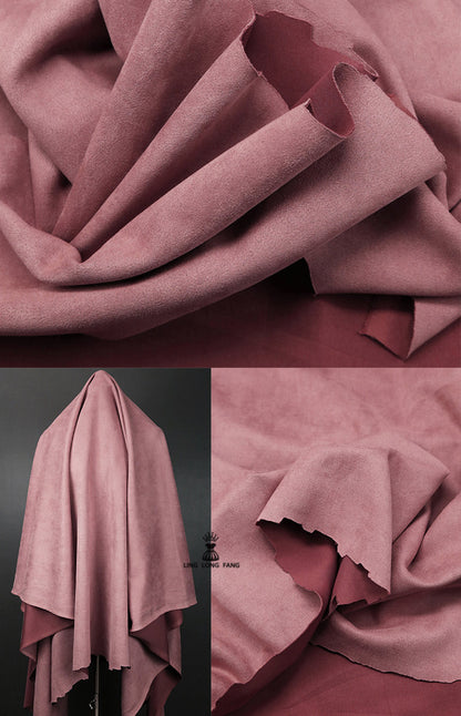 Tissu extensible en imitation daim : mélange de polyester et d’élasthanne, largeur 147 cm