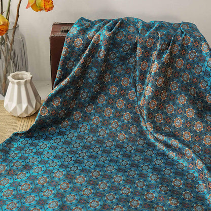 Song Dunhuang Silk Brocade Fabric: 58"W Tibetan Robe Cheongsam Material