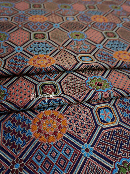 Chinese Brocade Fabric: Mongolian Gown, Tibetan Robe Decoration