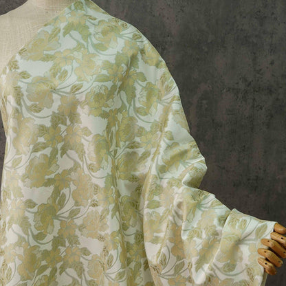 Gold Embossed Palace Jacquard Fabric: Damask Upholstery, Costume & Decor