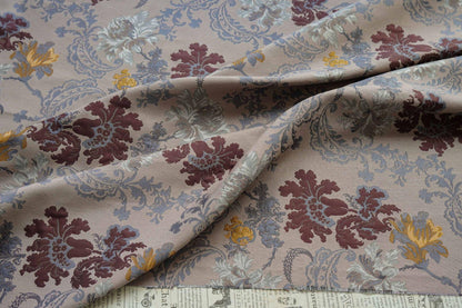 Gold Embossed Palace Jacquard Fabric: Damask Upholstery, Costume, Curtain - 59"W
