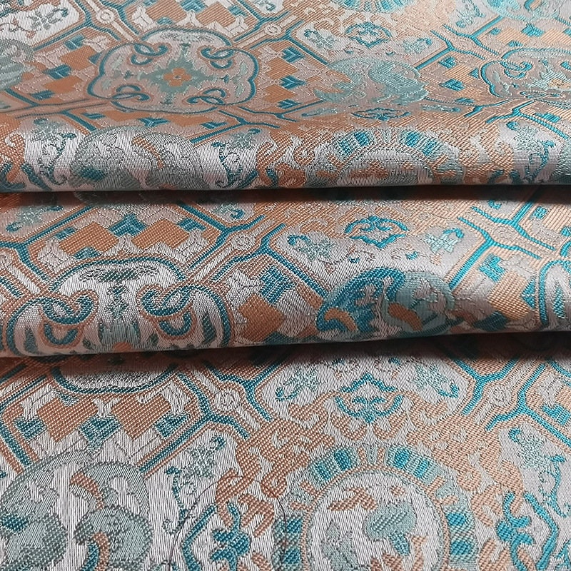 Butterfly Jacquard Fabric: 3D Designer Upholstery, Costume, Decor - 55"W