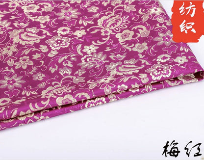 Floral Brocade Fabric: 59" Wide Rayon for Cheongsam, Qipao & Home Decor