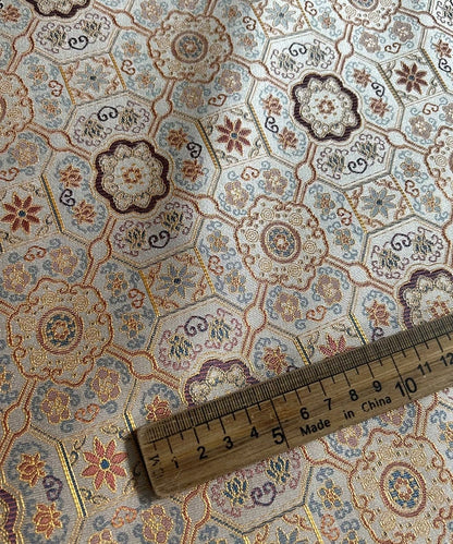 Zen Flower Brocade Fabric: 55" Wide Rayon Blend, Costume Decor