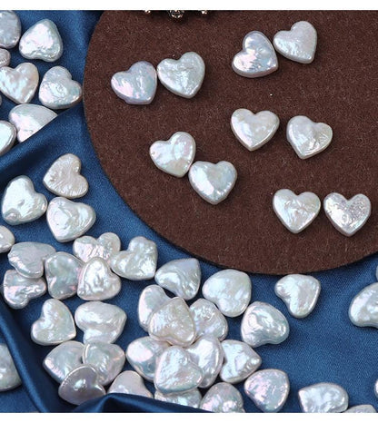 Baroque Heart Freshwater Pearl Beads: Iridescent DIY Jewelry Making
