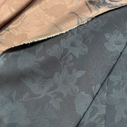 Floral Botanical Print Fabric: 55"W Polyester Spandex Blend