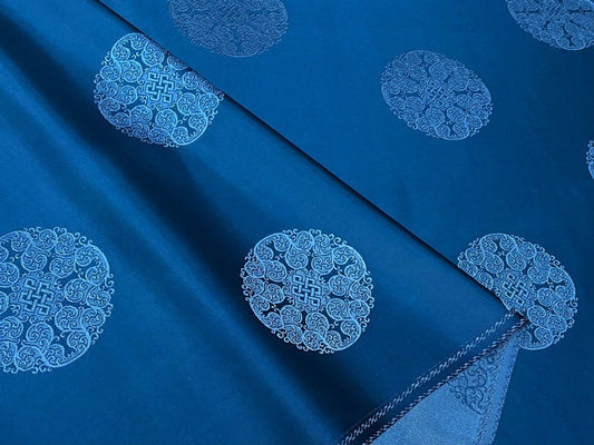 Mint Green Silk Brocade Fabric: Chinese Cheongsam Costume Material