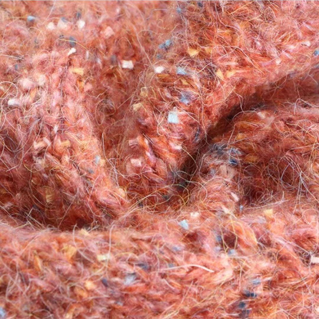 Rainbow Mohair Silk Yarn: Hand-Dyed Lace, Knitting Crochet Weaving