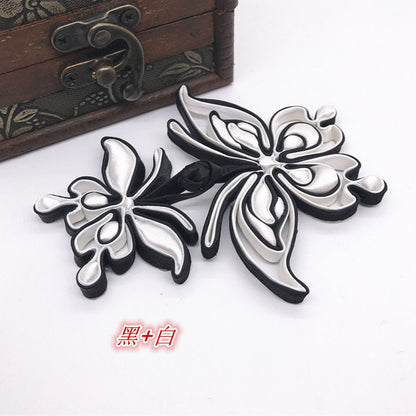 Boutons en satin à nœud papillon : attaches décoratives pour cheongsam