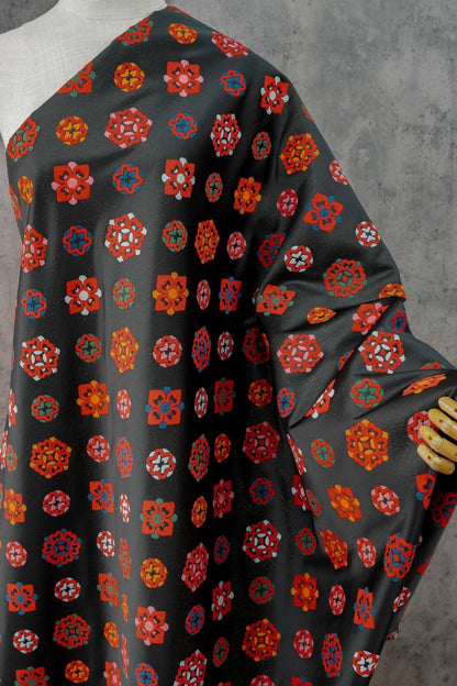 Floral Brocade Fabric ��� Bao Xiang Style Sewing Materi" Wide