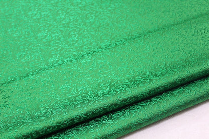 Tissu brocart métallisé à motif cachemire : jacquard chinois, 74 cm de large