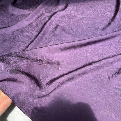 Green Jacquard Rayon Fabric, 59" Wide, Upholstery, Costume, Sewing