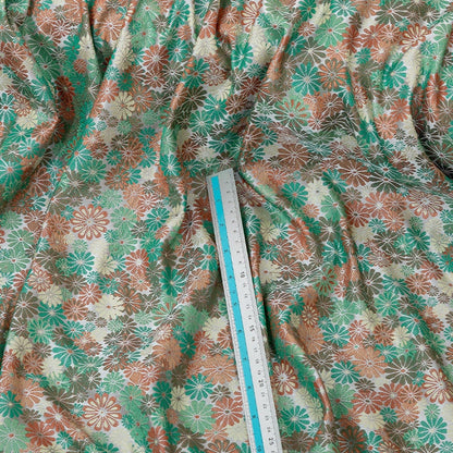 Tissu Nishijin Ori Rayon : Jacquard Tortue, 150 cm de large