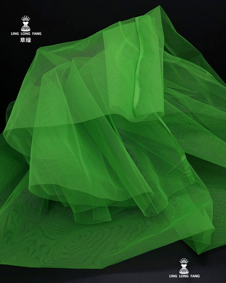 Stiff Organza Fabric: 62"W Hard Yarn, DIY Designer Material