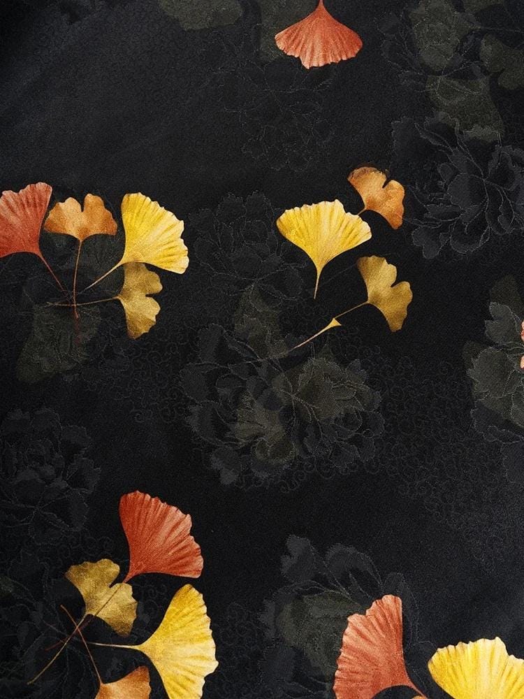 Ginkgo Rayon Shantung Fabric: Colorful Upholstery, Costume, & Decor