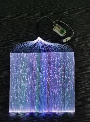 Fiber Optic Luminous Fabric: 70"W Glow-in-the-Dark Apparel, Prom & Wedding Decor - By The Meter