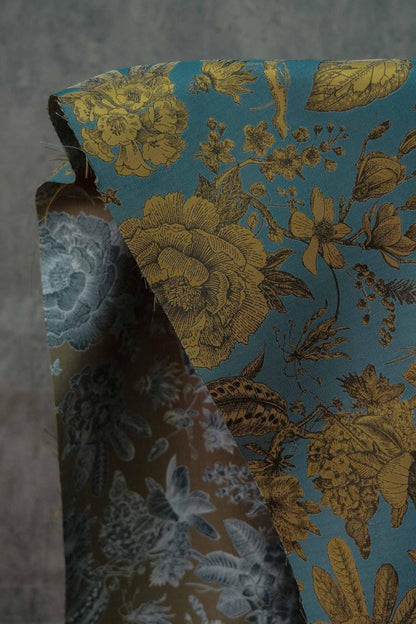 Brocade Jacquard Fabric: Retro Palace Style Damask (by the meter)