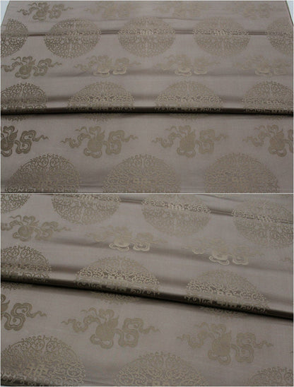Chinese Brocade Fabric: Jacquard Silk Rayon Blend, Sewing Material