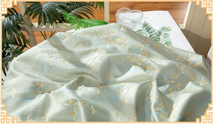 Orchid Rayon Silk Brocade Fabric: 55"W Cheongsam Sewing, Upholstery - By The Meter - Poppylollipop