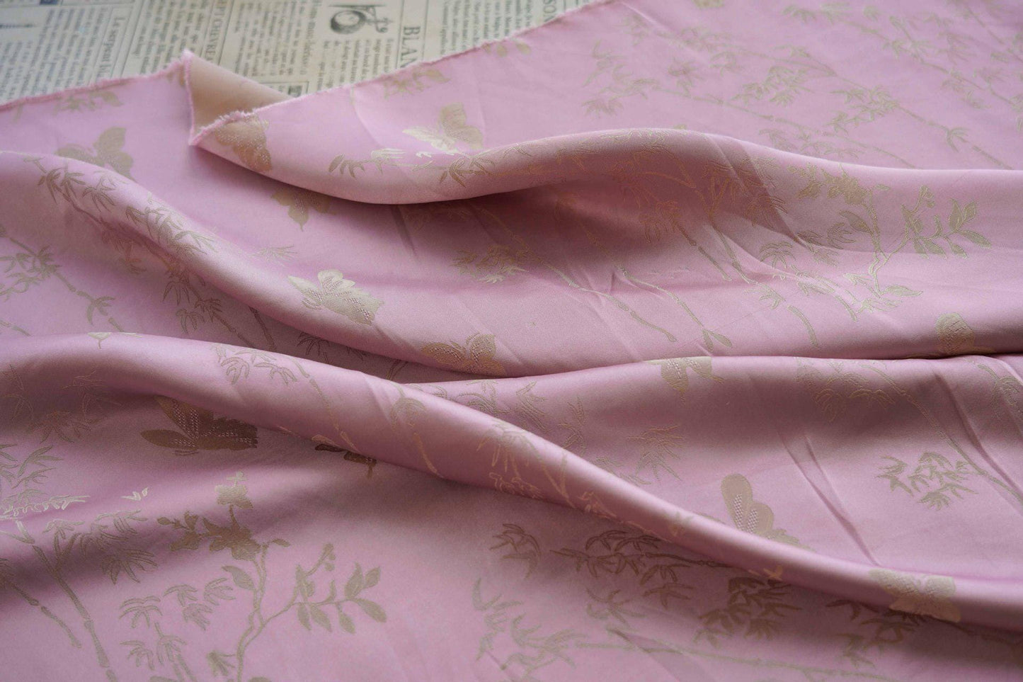 Tissu satiné de soie couleur sarcelle : 150 cm de large – Ameublement, costumes, rideaux