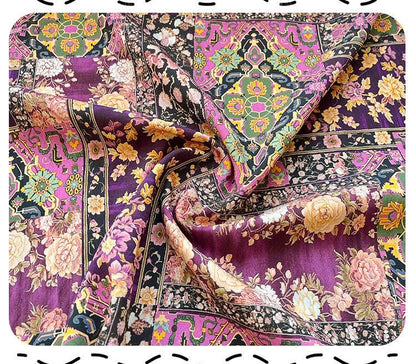 Tissu Tencel Ramie : imprimé kaléidoscope, matériel de couture - au mètre
