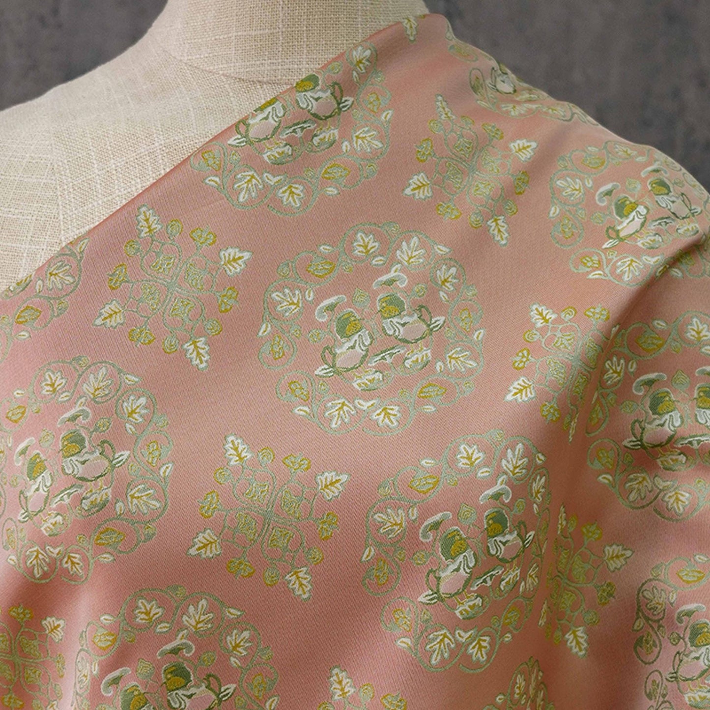 Tissu jacquard brocart Song : ameublement et couture rétro 3D, 165 cm de large