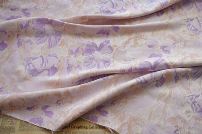 Tissu jacquard à motif floral : Damas rétro palais, 147 cm de large
