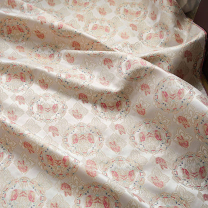 Butterfly Jacquard Fabric: Bright Color Upholstery, Costume, Decor (66")