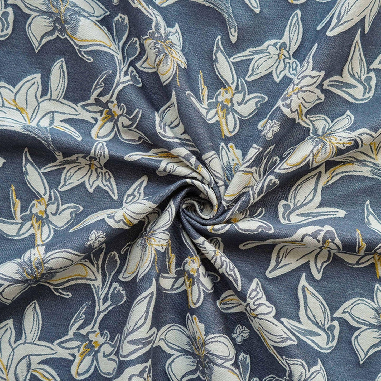 Jacquard Denim Fabric: 3D Reverse Design, Upholstery Sewing Material, 52"