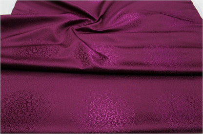 Cloud Brocade Fabric: Red & Blue Jacquard, Costume Dress Material