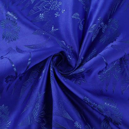 Chrysanthemum Brocade Fabric: 29.5" Wide Satin Silk Jacquard