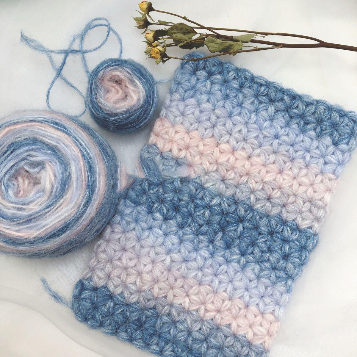 Fil de soie mohair teint à la main arc-en-ciel : pelote de laine à tricoter dentelle