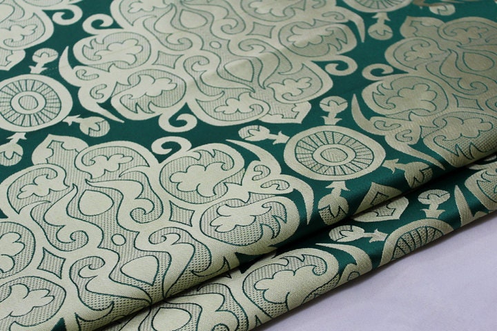 Chinese Brocade Fabric: Mongolian Gown Tibetan Robe Decoration